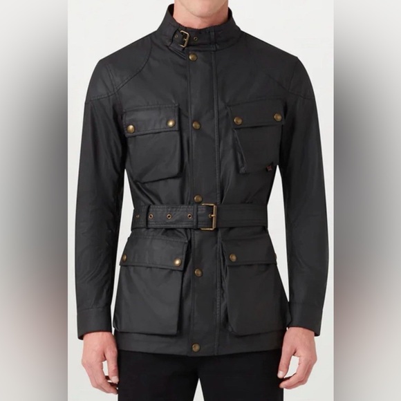 Belstaff Black Military Field Jacket - Picture 2 of 11